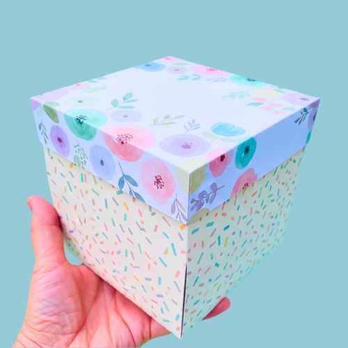 Caixa Explosão Quadrada